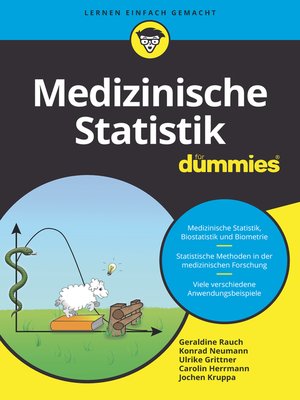 cover image of Medizinische Statistik f&uuml;r Dummies